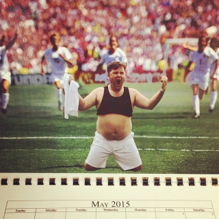 Illustration for article titled Guy Loses Fantasy League, Has To Make Embarrassing Photo Calendar